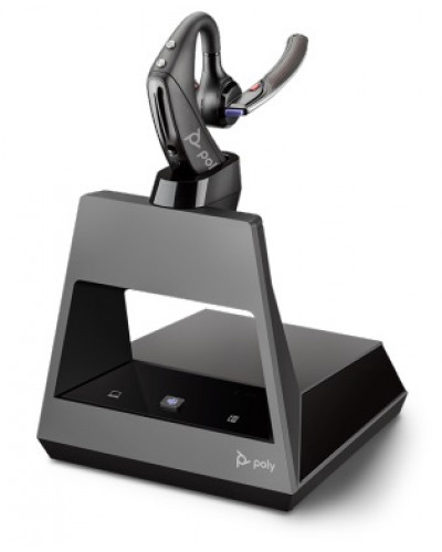 Poly Voyager 5200 Office [214004-01] - Беспроводная гарнитура, 2-контактная база, Microsoft Teams, USB-A